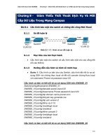 Chương 8 – Giảm thiểu thất thoát Dịch vụ và Mất cắp dữ liệu trong mạng Campus