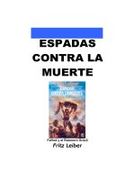 espadas contra la muerteswords against death (spanish edition)