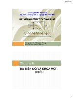 Chuong 3 bộ biến đổi và khóa một chiều điện tử công suất