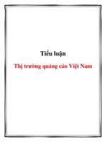 Tiểu luận Thị trường quảng cáo Việt nam