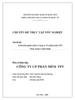 xuất khẩu phần mềm ở công ty cp phần mềm fpt thực trạng và giải pháp