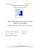 đồ án máy và cơ giới hóa công tác lắp ghép