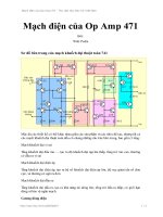 Mạch điện của Op Amp 471