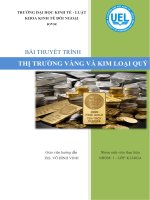 Thị trường vàng và kim loại quý