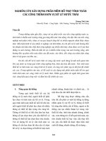 NGHIÊN CỨU XÂY DỰNG PHẦN MỀM HỖ TRỢ TÍNH TOÁN CÁC CÔNG TRÌNH ĐƠN VỊ XỬ LÝ NƯỚC THẢI