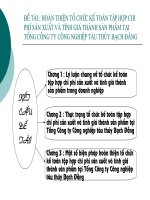 hoàn thiện tổ chức kế toán tập hợp chi phí và tính giá thành sản phẩm tại tổng công ty công nghiệp tàu thủy bằng đằng