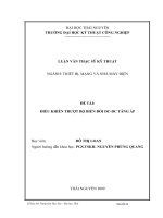 điều khiển trượt bộ biến đổi dc-dc tăng áp