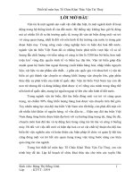 lập kế hoạch tổ chức khai thác tàu chợ trên các tuyến hải phòng – sài gòn, sài gòn – hong kong, sài gòn – singapore trong năm 2010 cho công ty vận tải biển