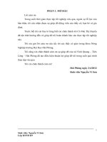 nghiên cứu ảnh hưởng của liều lượng đạm bón đến sinh trưởng và năng suất lúa việt lai 20 vụ mùa năm 2011 tại xã vinh quang, tiên lãng,  hải phòng