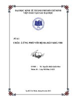 châu á ứng phó với bộ ba bất khả thi