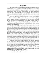 Đề tài tốt nghiệp đại học tổ chức hạch toán chi phí, doanh thu và kết quả của khối lượng hàng hoá kinh doanh trong kỳ nhằm nâng cao hiệu quả kinh doanh ở công ty vật tư kỹ thuật xi măng