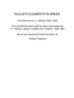 euclid's elements in greek_ vol. i - richard fitzpatrick