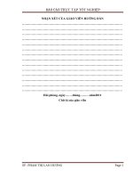 phân tích hiệu quả sản xuất kinh doanh ở công ty trách nhiệm hữu hạn thương mại và dịch vụ lê minh