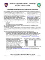 CAN communication for vehicle emission control systems article