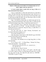 báo cáo thực hành kế toán "tổng quan về bộ máy và công tác kế toán tại công ty cổ phần và phát triển nhà Hà Nội số 27"