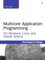 multicore application programming [electronic resource] for windows, linux, and oracle solaris