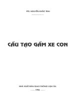 Cấu tạo gầm ô tô con