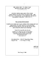 Nghiên cứu thiết kế, chế tạo hệ thống đồng bộ các thiết bị phục vụ mô hình nuôi tôm thương phẩm thâm canh quy mô trang trại  đề tài nhánh  nghiên cứu, thiết kế chế tạo thiết bị xử lý nước thải của ao nuôi tôm, phục vụ nuôi tô