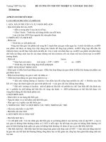 ĐỀ CƯƠNG ÔN THI TỐT NGHIỆP 12 NĂM HỌC 2012-2013