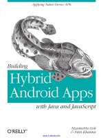 building hybrid android apps with java and javascript