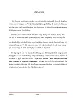 Soạn thảo theo ISO 9001:2000 cho quy trình phục vụ khách ăn chọn món tại nhà hàng