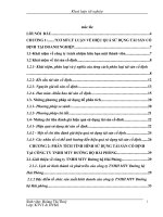 nghiên cứu một số biện pháp nâng cao hiệu quả sử dụng tài sản cố định tại công ty tnhh mtv đường bộ hải phòng