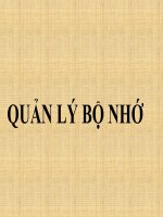 Quản lý bộ nhớ