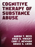 cognitive therapy of substance abuse  -  a. beck, et. al., (guilford press, 1993)
