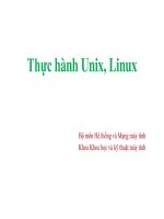 Thực hành các lệnh và lập trình shell linux