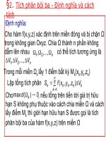 TÍCH PHÂN BỘI BA_ GIẢI TÍCH 3