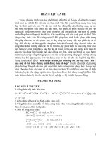 Rèn luyện tư duy, tìm tòi sáng tạo cho học sinh THPT qua một số bài toán chứng minh đẳng thức tổ hợp