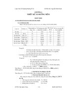 luận văn tốt nghiệp thiết kế đường ôtô