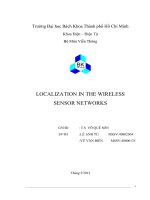 localization in the wireless sensor networks