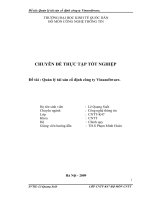 quản lý tài sản cố định công ty vinasoftware