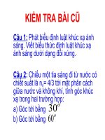 bài 27 phản xạ toàn phần