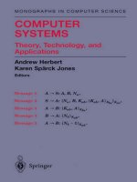 computer systems theory, technology, and applications