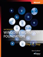 Microsoft press windows workflow foundation step by step