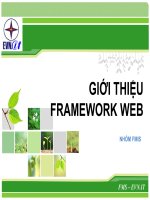 GIỚI THIỆU FRAMEWORK WEB