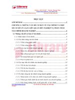 Khoá luận Phân tích tình hình tài chính của công ty cổ phần tập đoàn Đại Phú Tài