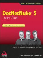 Dotnetnuke 5 users guide