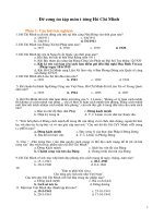 Câu hỏi ôn tập tư tưởng hồ chí minh