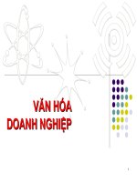 Bài giảng văn hóa doanh nghiệp   phan thị minh châu