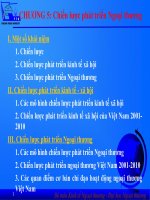 chương 5 chiến lược phát triển ngoại thương