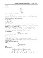 Hướng dẫn giải bài tập chuỗi