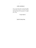 Luận án Giải pháp phát triển thương mại của tỉnh Lào cai trong bối cảnh hội nhập kinh tế quốc tế
