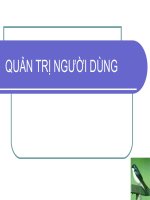 Chương 4: Quản trị người dùng Linux