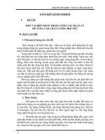 Sáng kiến kinh nghiệm khoa học nâng cao chất lượng đội ngũ