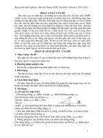 Rèn luyện cho học sinh kỹ năng khai thác hình chiếu của điểm trên đường thẳng để giải quyết một số bài toán cực trị hình học