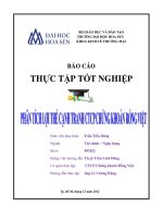 Phân tích lợi thế cạnh tranh công ty cổ phần chứng khoán rồng việt