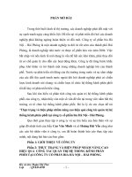 thực trạng và biện pháp nhằm nâng cao hiệu quả công tác quản trị hệ thống kênh phân phối tại công ty cổ phần bia hà nội - hải phòng